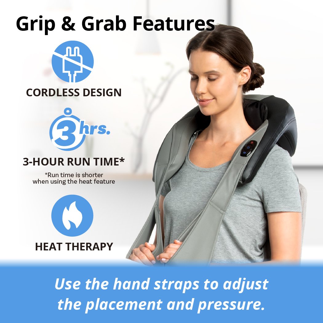 [Refurbished] of Grip and Grab Neck Rub Massager