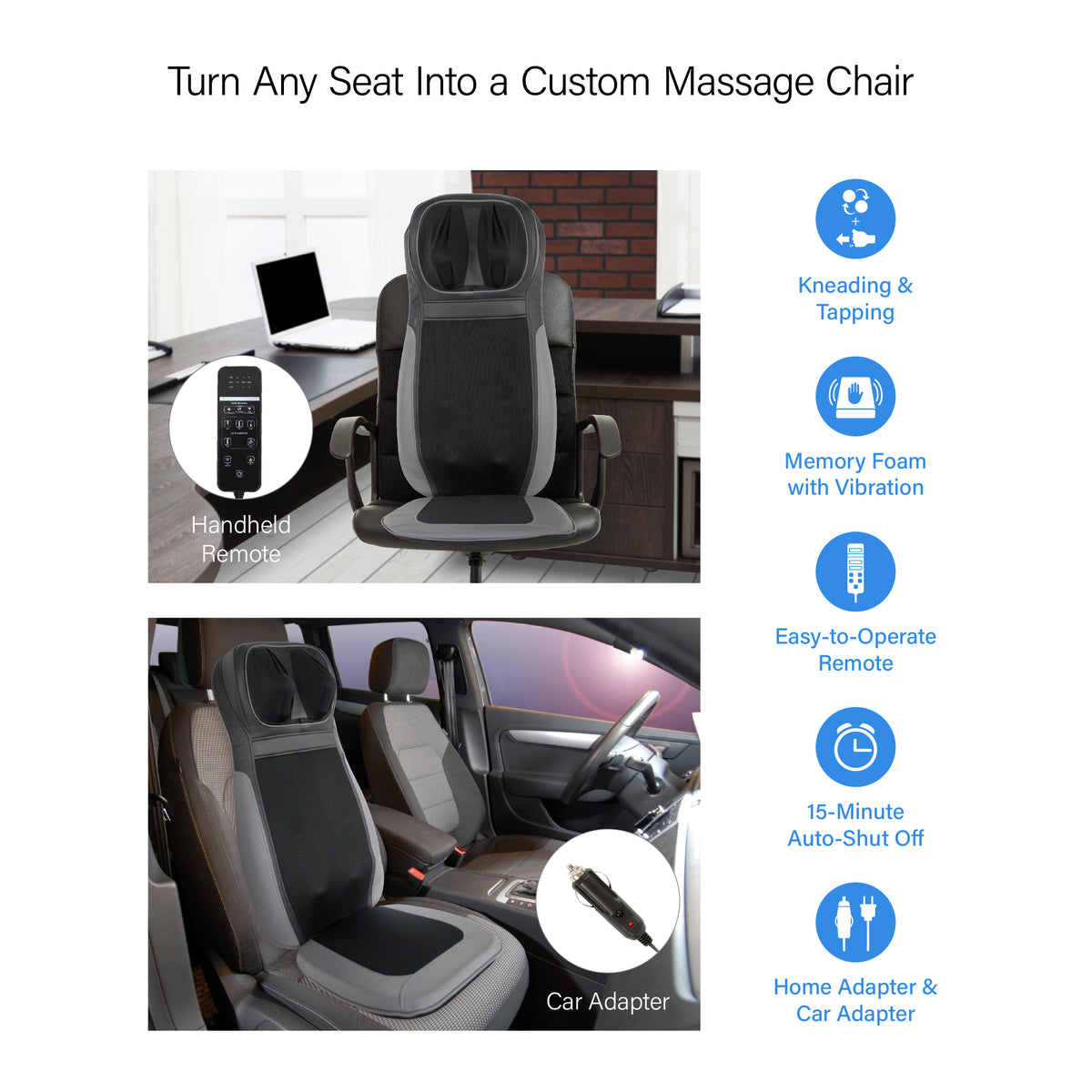 Memory Foam Massage Seat Cushion