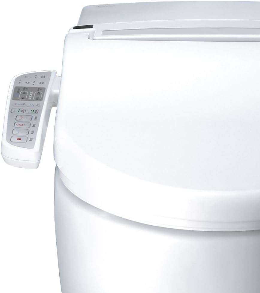 Bidet Toilet Seat Attachment W/ Heated Seat and Hygienic Nozzles Daiwa Felicity Washmate Deluxe (Elongated)