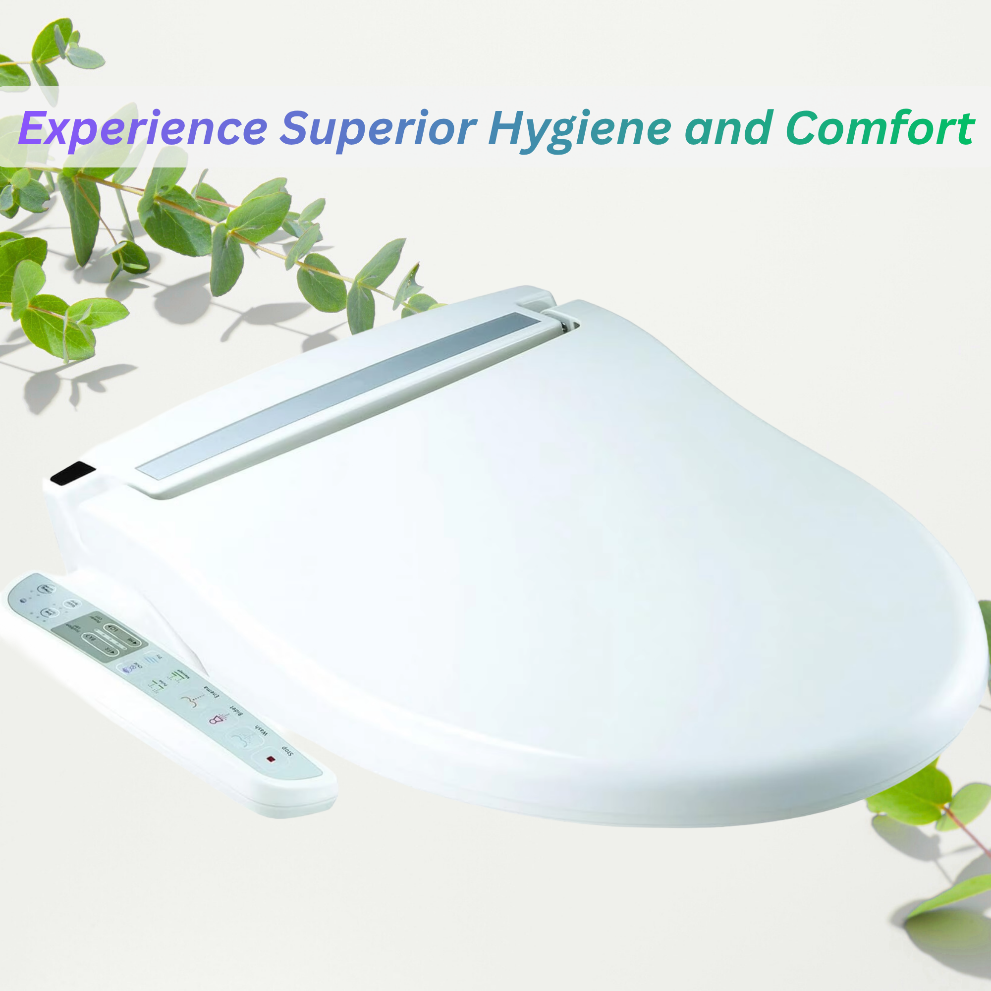 Daiwa Felicity Bidet Toilet Seat Attachment W/ Heated Seat and Hygienic Nozzles Daiwa Felicity Washmate Deluxe (Elongated)