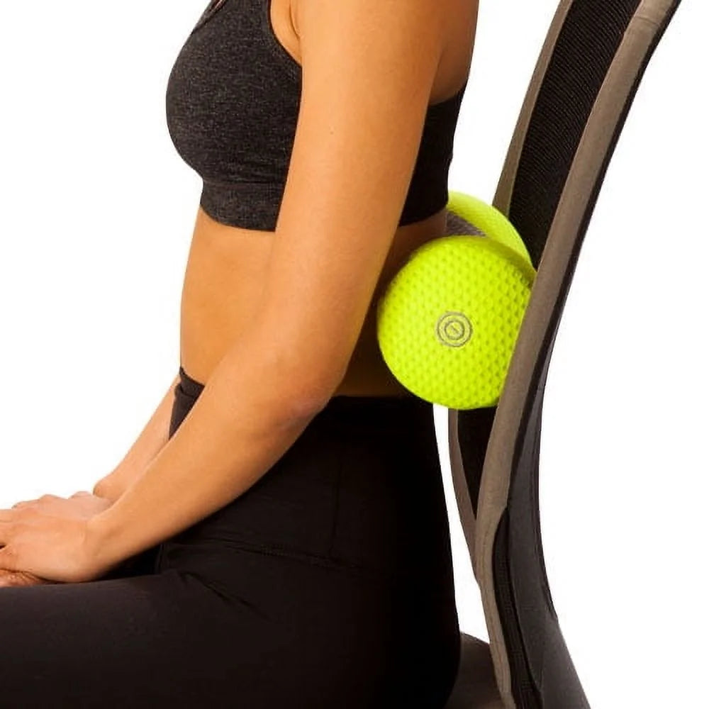 Daiwa Felicity Vibe N' Roll – Portable Vibration Massager & Posture Corrector for Lumbar, Spine, and Nerve Pain Relief – Ergonomic Foam Roller for Home, Office, and Travel