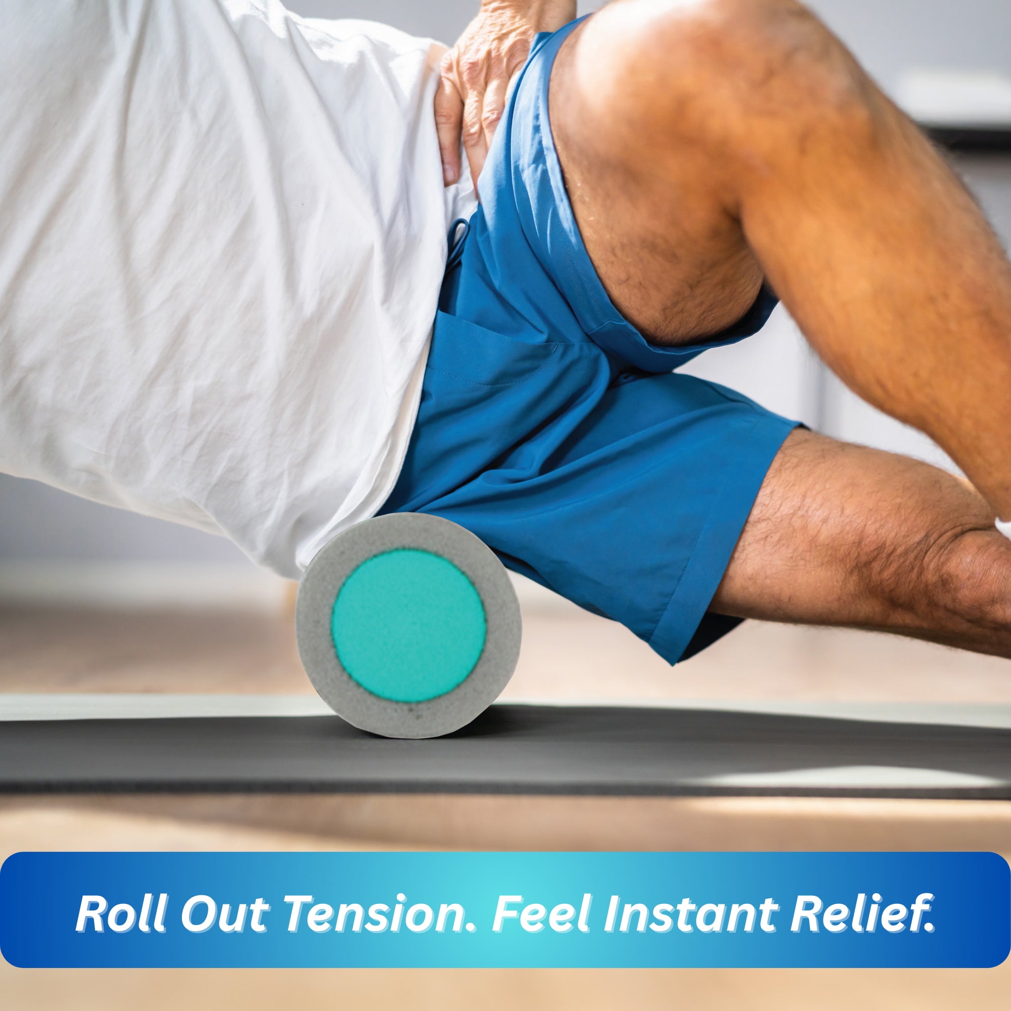 Daiwa Felicity Durable High-Density Foam Roller for Muscle Recovery, Stretching, and Core Workouts