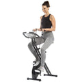 Daiwa Felicity Ez Bike Pro Folding Exercise Bike with Resistance Bands, Compact Design, Adjustable Seat Height