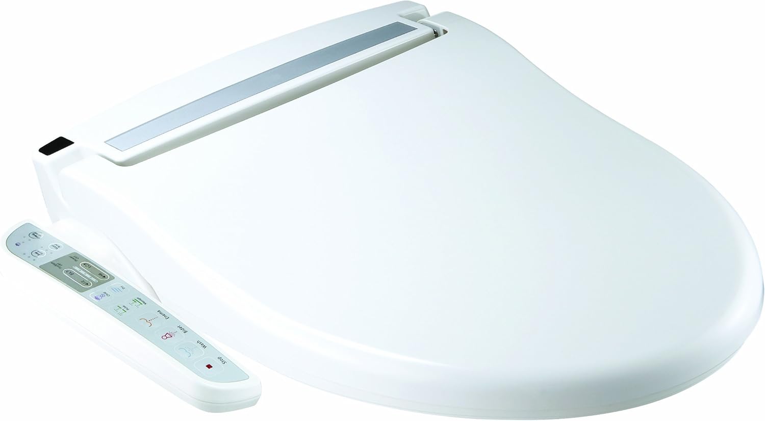 Bidet Toilet Seat Attachment W/ Heated Seat and Hygienic Nozzles Daiwa Felicity Washmate Deluxe (Elongated)