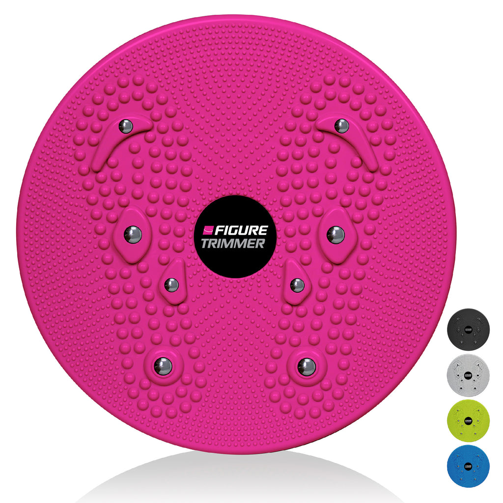 Daiwa Felicity Figure Trimmer Ab Twister Board for Exercise Waist Twisting Disc with 8 Magnets