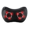 Daiwa Felicity Happy Back Day Shiatsu Neck & Back Massager with Heat – 8 Kneading Nodes, 15-Min Auto-Off, Ergonomic Hands-Free Design, Lightweight Portable Massage Pillow