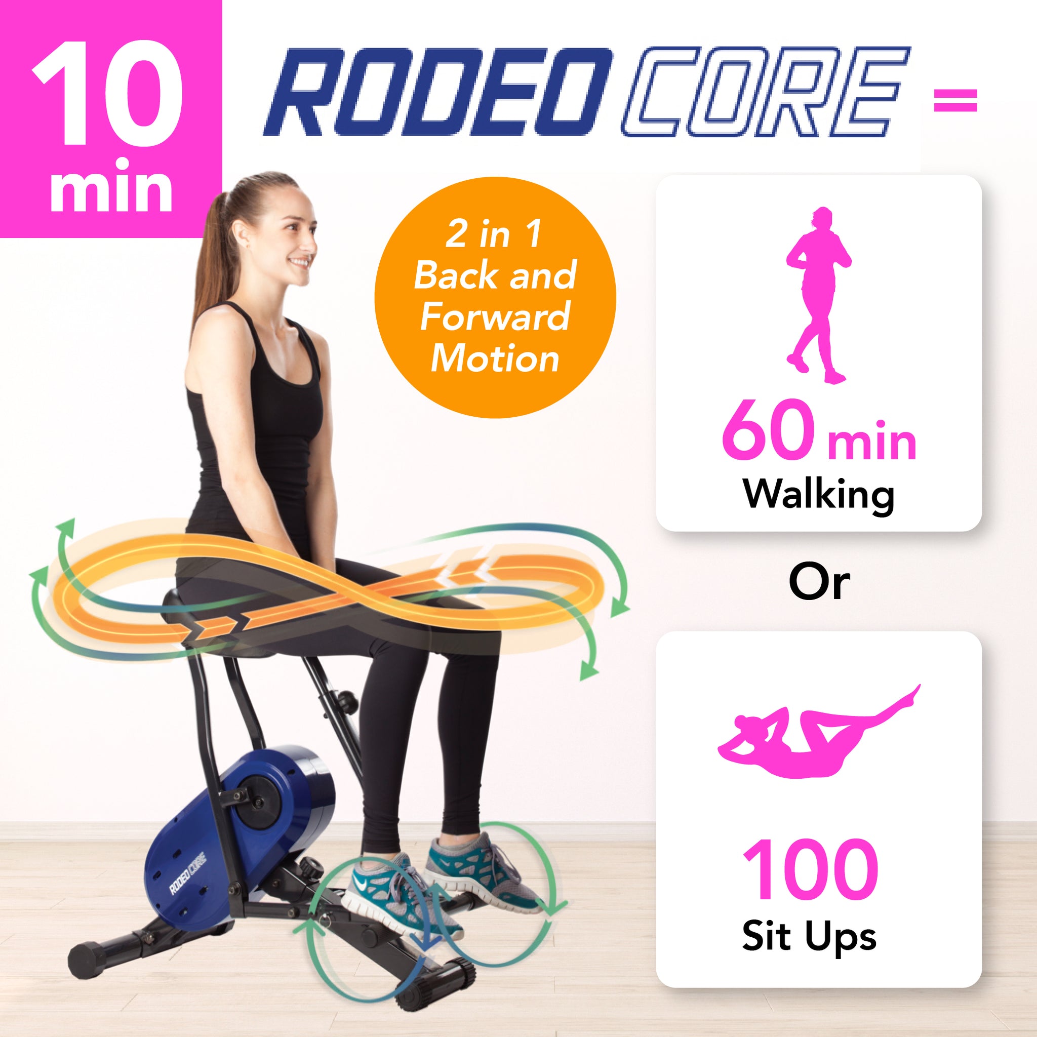Daiwa Felicity Rodeo Core – Compact Core & Leg Workout Machine | Horse ...