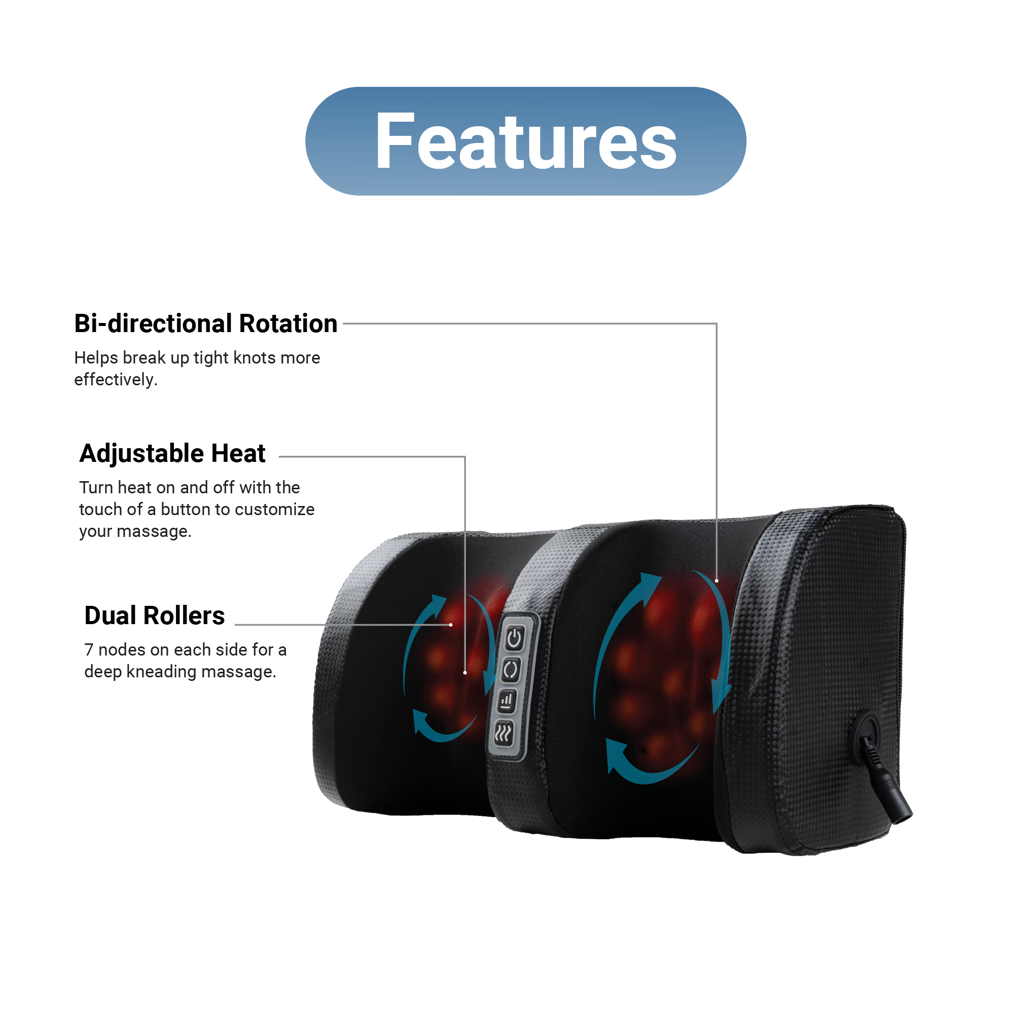 Daiwa Felicity Sole & Calf Massager with Heat – Shiatsu Deep Tissue Foot & Leg Relaxation