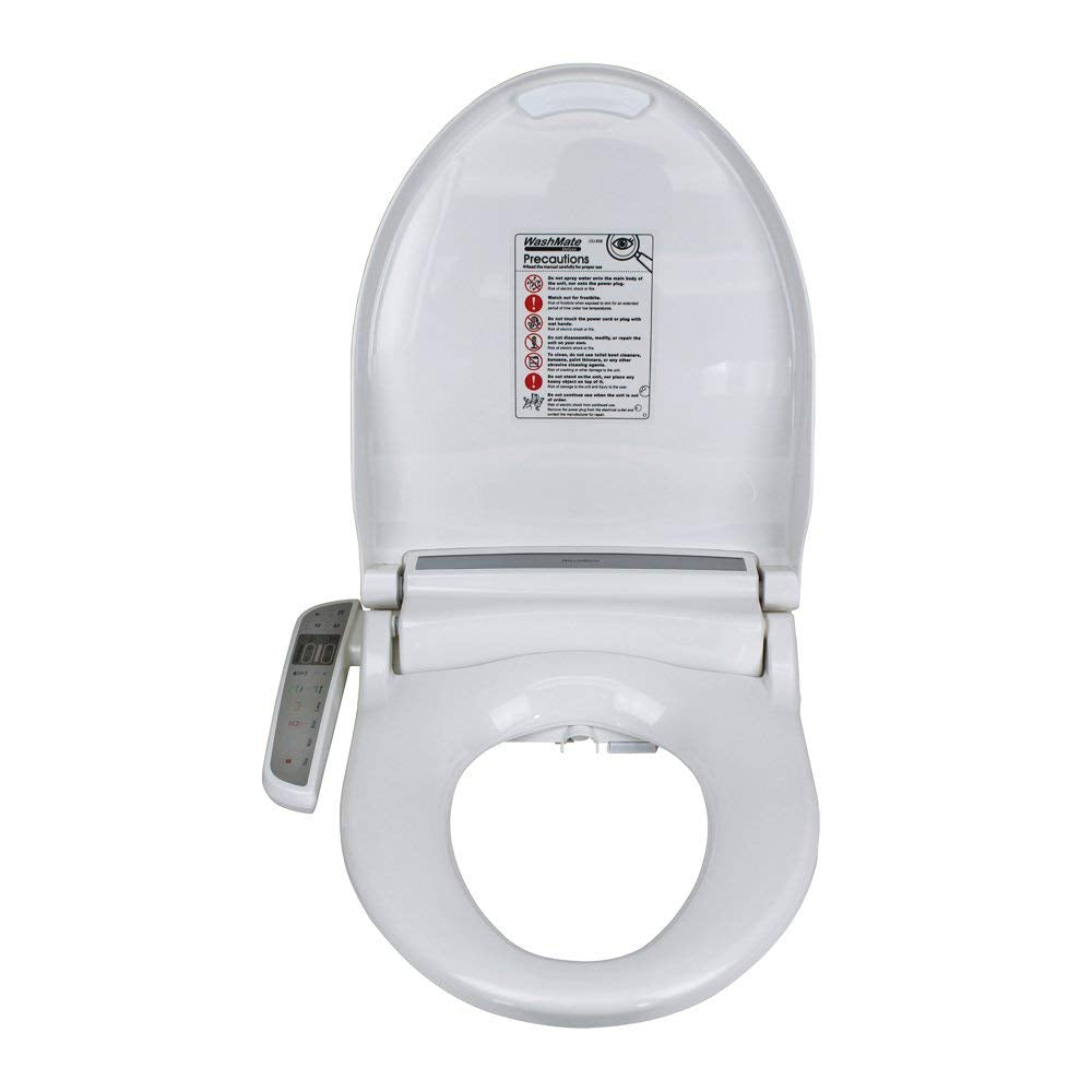 Bidet Toilet Seat Attachment W/ Heated Seat and Hygienic Nozzles Daiwa Felicity Washmate Deluxe (Elongated)