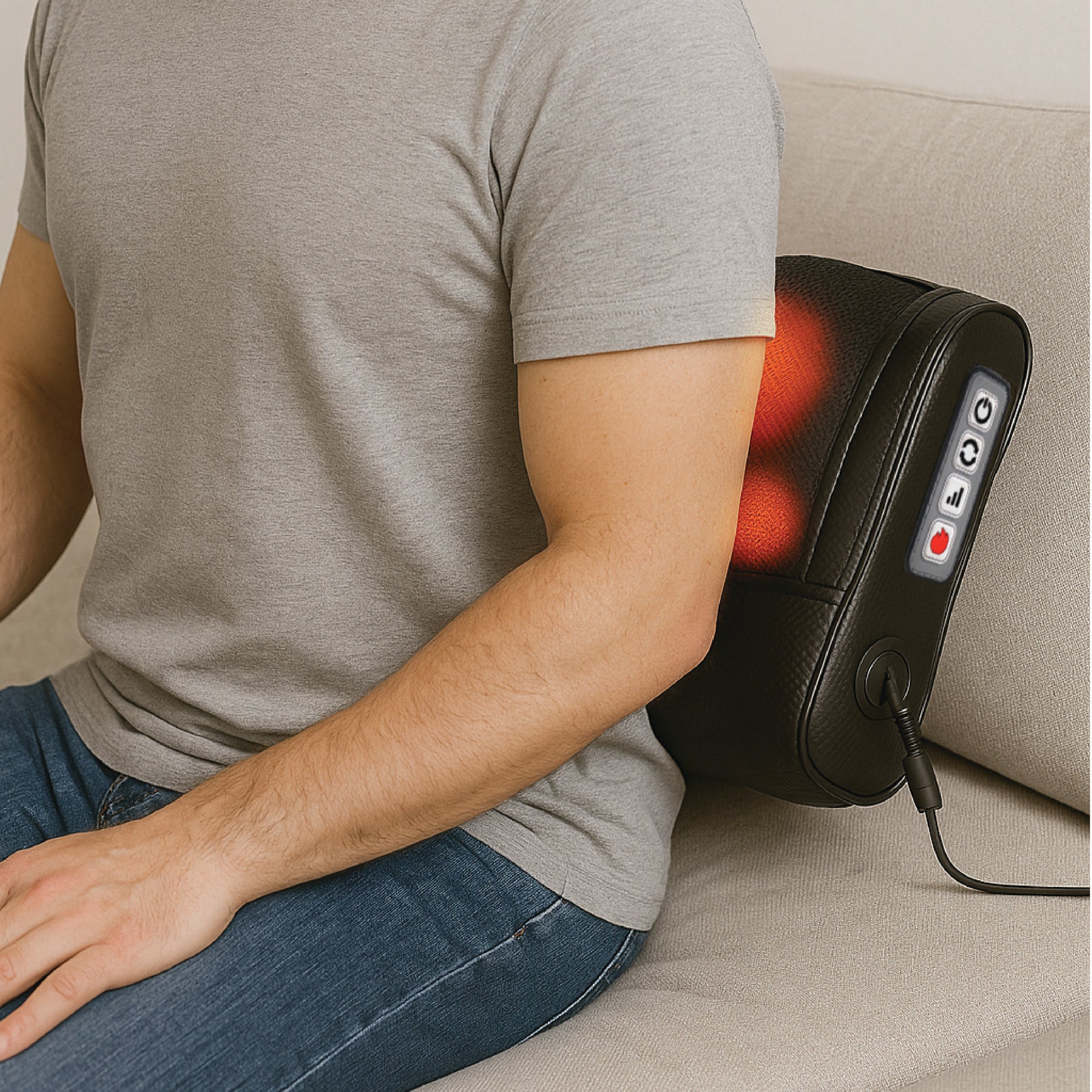 Daiwa Felicity Back & Feet Shiatsu Reflexology Massager – Deep Kneading Massage for Sore Muscles, Helps Relax and Rejuvenate Back and Feet, Relieves Pain from Plantar Fasciitis and Muscle Tension