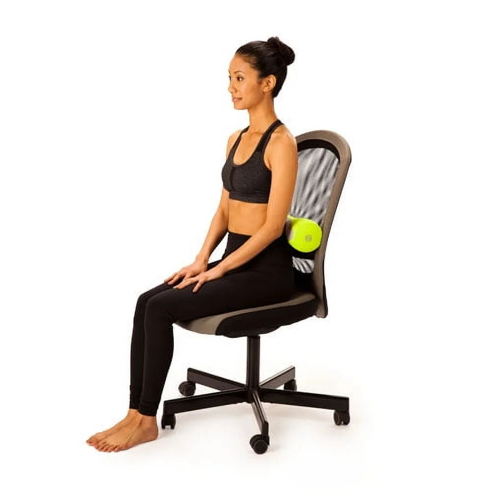 Daiwa Felicity Vibe N' Roll – Portable Vibration Massager & Posture Corrector for Lumbar, Spine, and Nerve Pain Relief – Ergonomic Foam Roller for Home, Office, and Travel