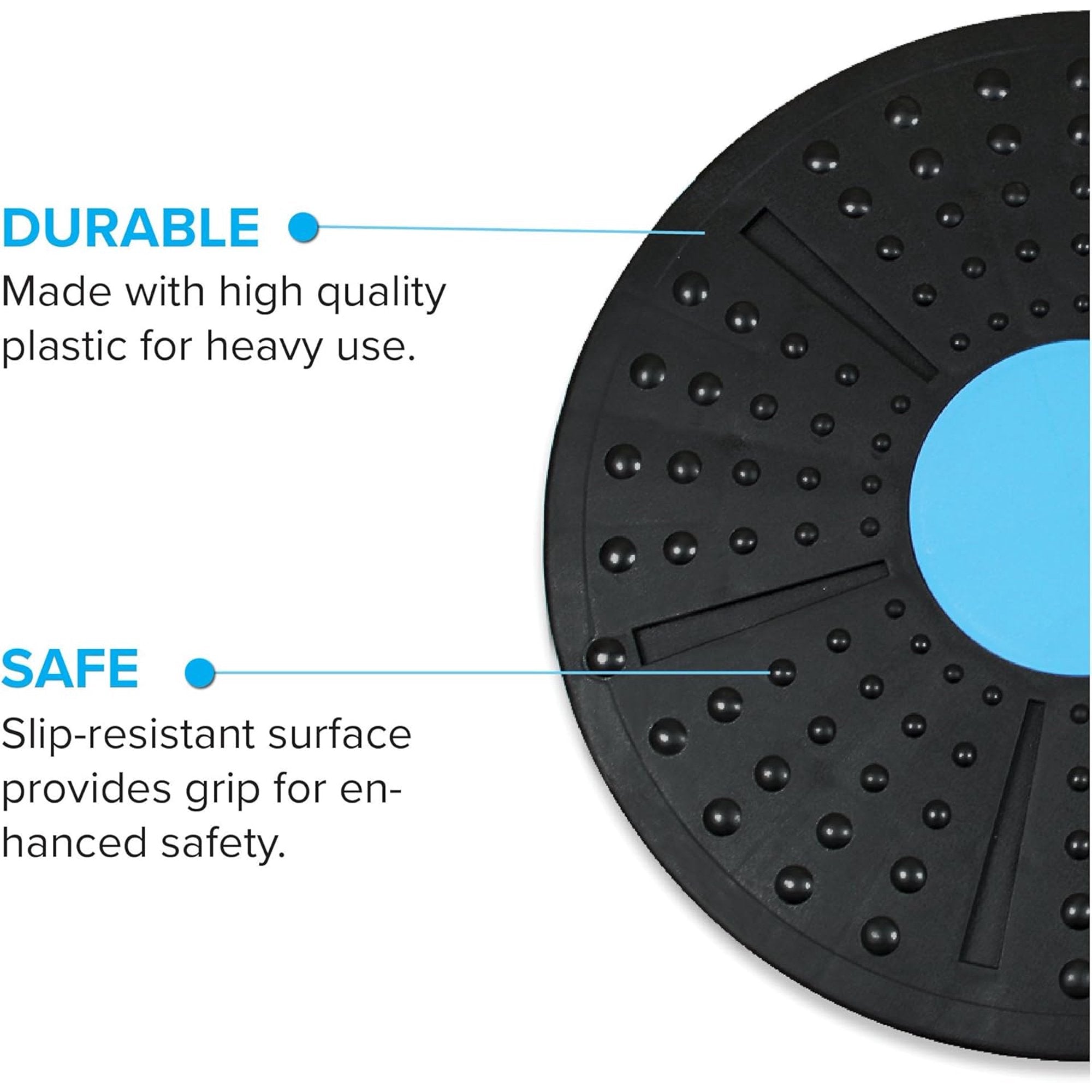 Daiwa Felicity Balance Board Disc Wobble Board Physical Therapy Equipment Core Trainer Lightweight Only 1 pound and Holds Up to 300 Pounds