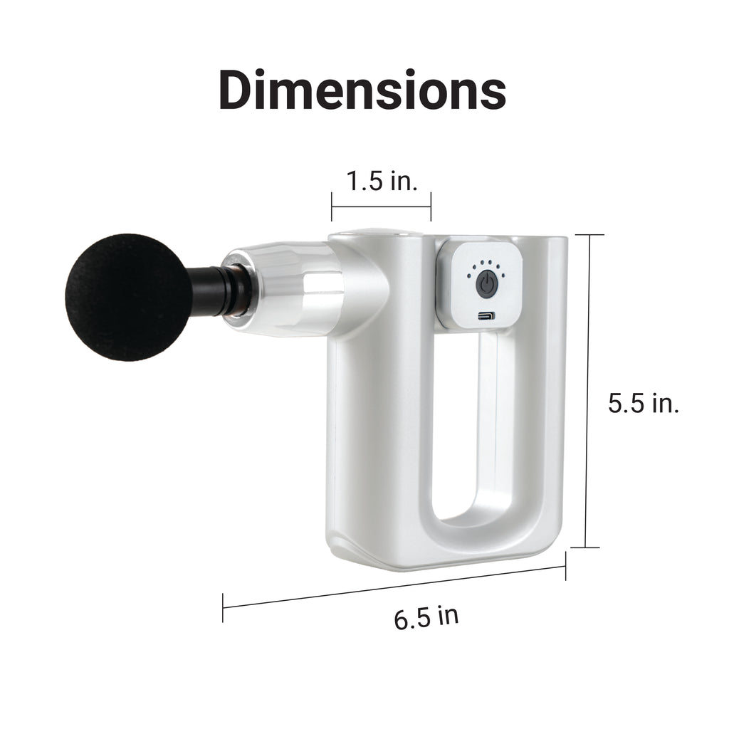 Daiwa Felicity Robo Touch Deep Tissue Massage Gun – Portable Percussion Therapy for Back, Shoulders, Legs – Powerful Brushless Motor, Multi‑Head Attachments, Quiet Operation, Long‑Lasting Battery