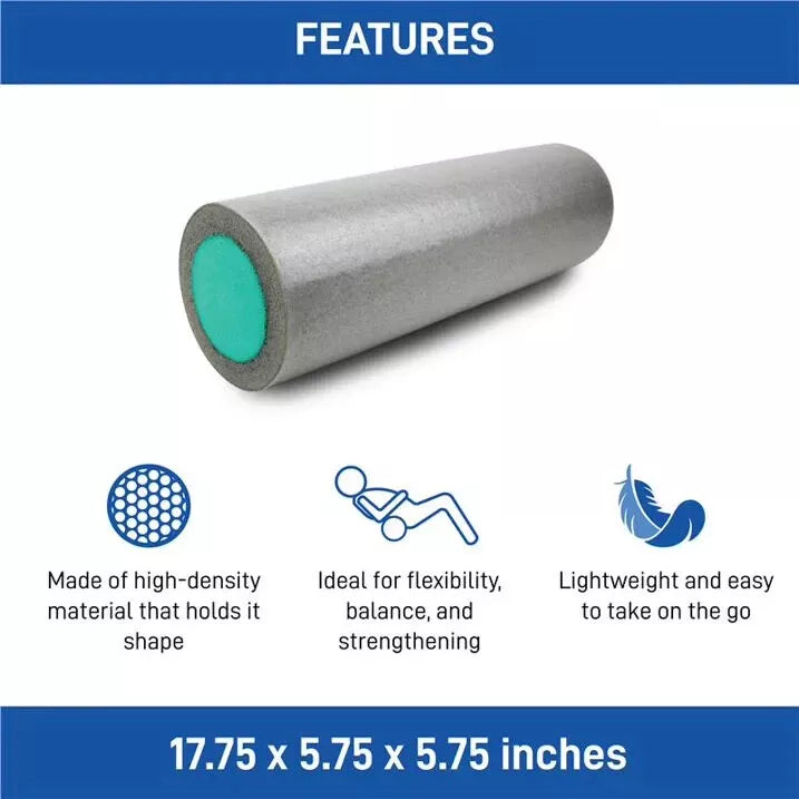 Daiwa Felicity Durable High-Density Foam Roller for Muscle Recovery, Stretching, and Core Workouts
