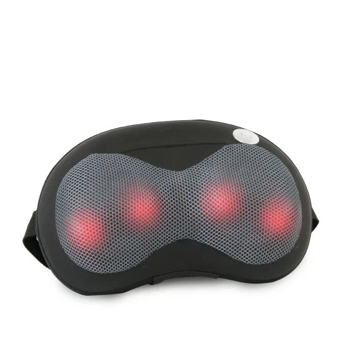 Daiwa Felicity Mini Back Massager with Heat – Deep Tissue Kneading Massage Pillow for Back, Neck, Shoulders & Legs | Portable, Lightweight & Cordless for Pain Relief at Home, Office & Ca
