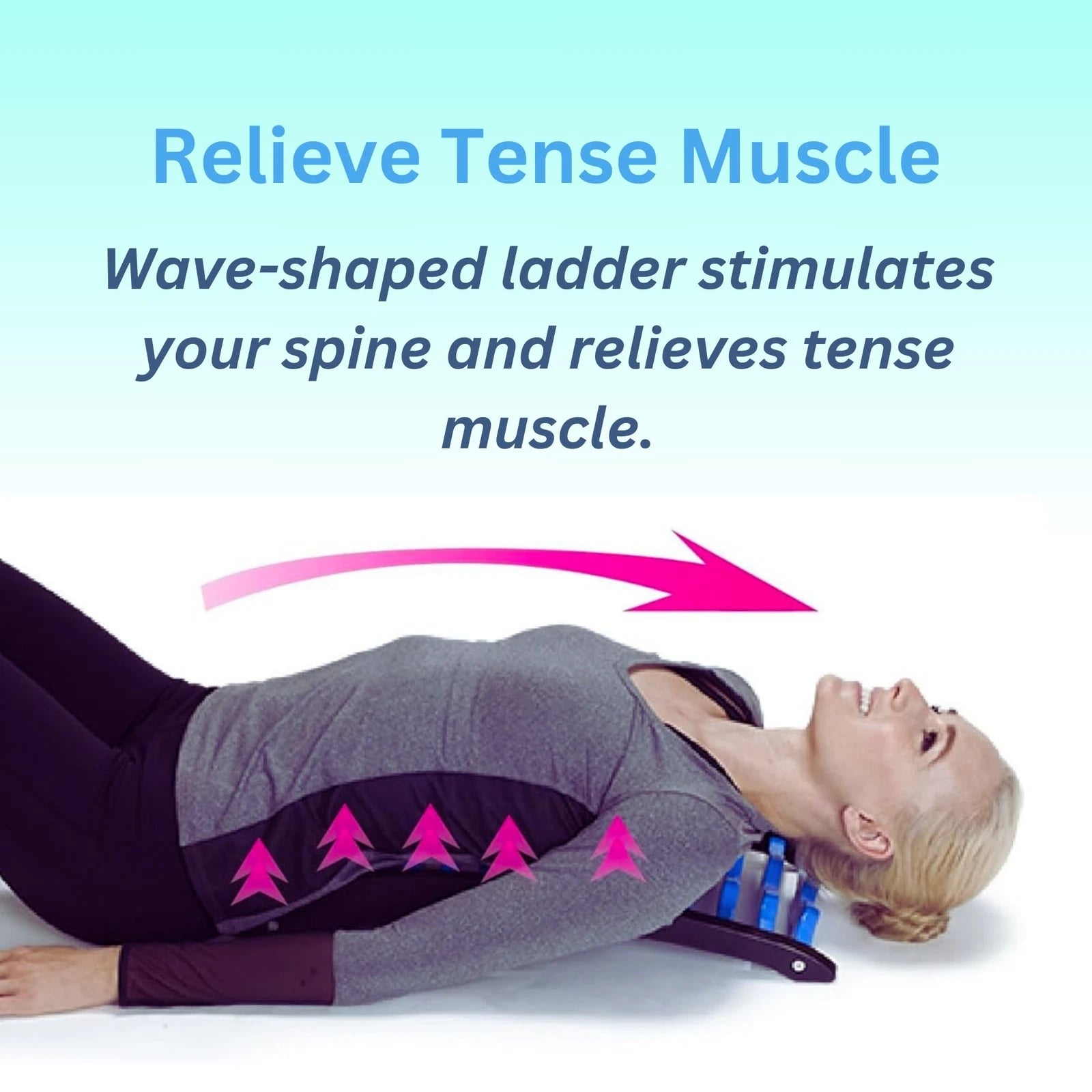 Daiwa Felicity Orthopedic Back Stretching Support Stretch Mate for Back and Sciatica Pain - FSA/HSA Eligible