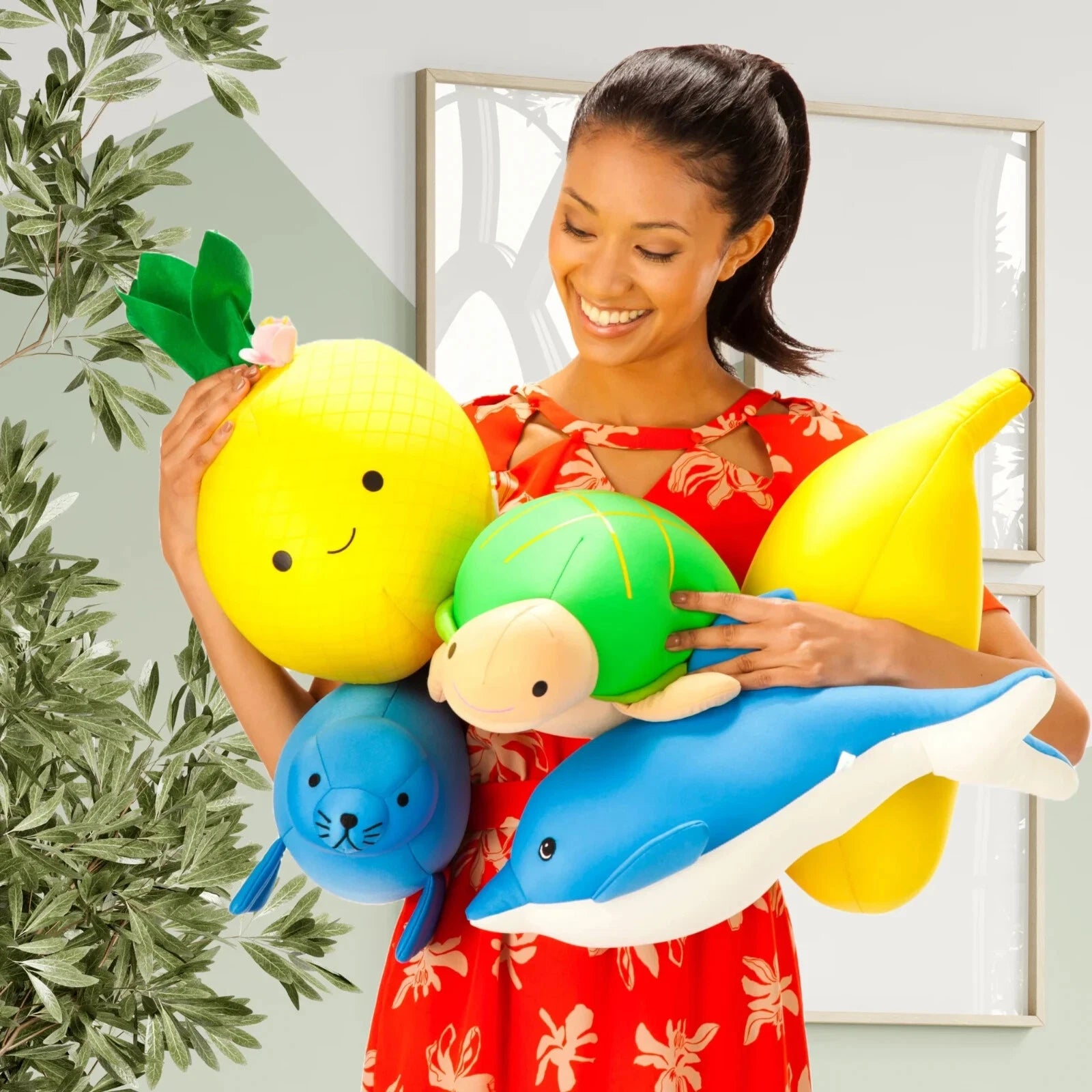 Daiwa Felicity Squish Pal Plush Body Pillow – Ultra-Soft Stuffed Toy for Kids Adults & Collectors – Cute & Huggable SquishPillow for Snuggling, Gift for Birthday