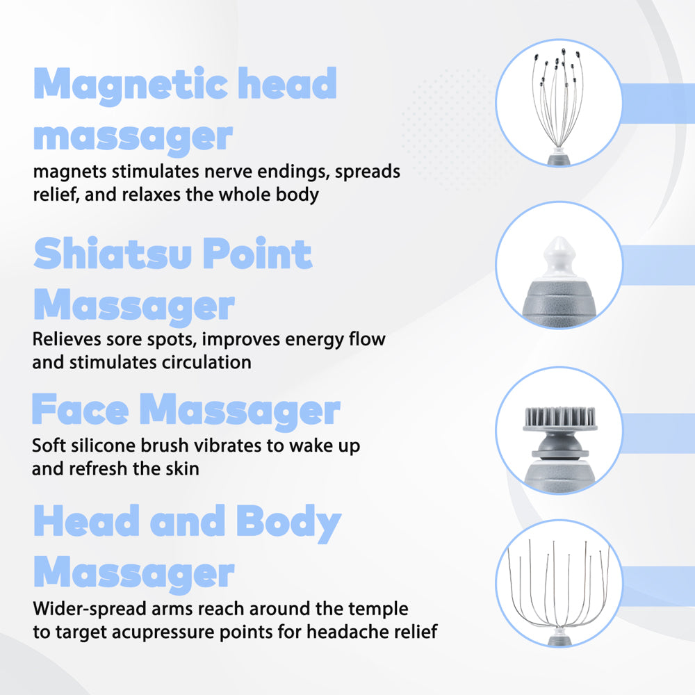 Daiwa Felicity 5 in 1 Magnetic Scalp & Body Massager