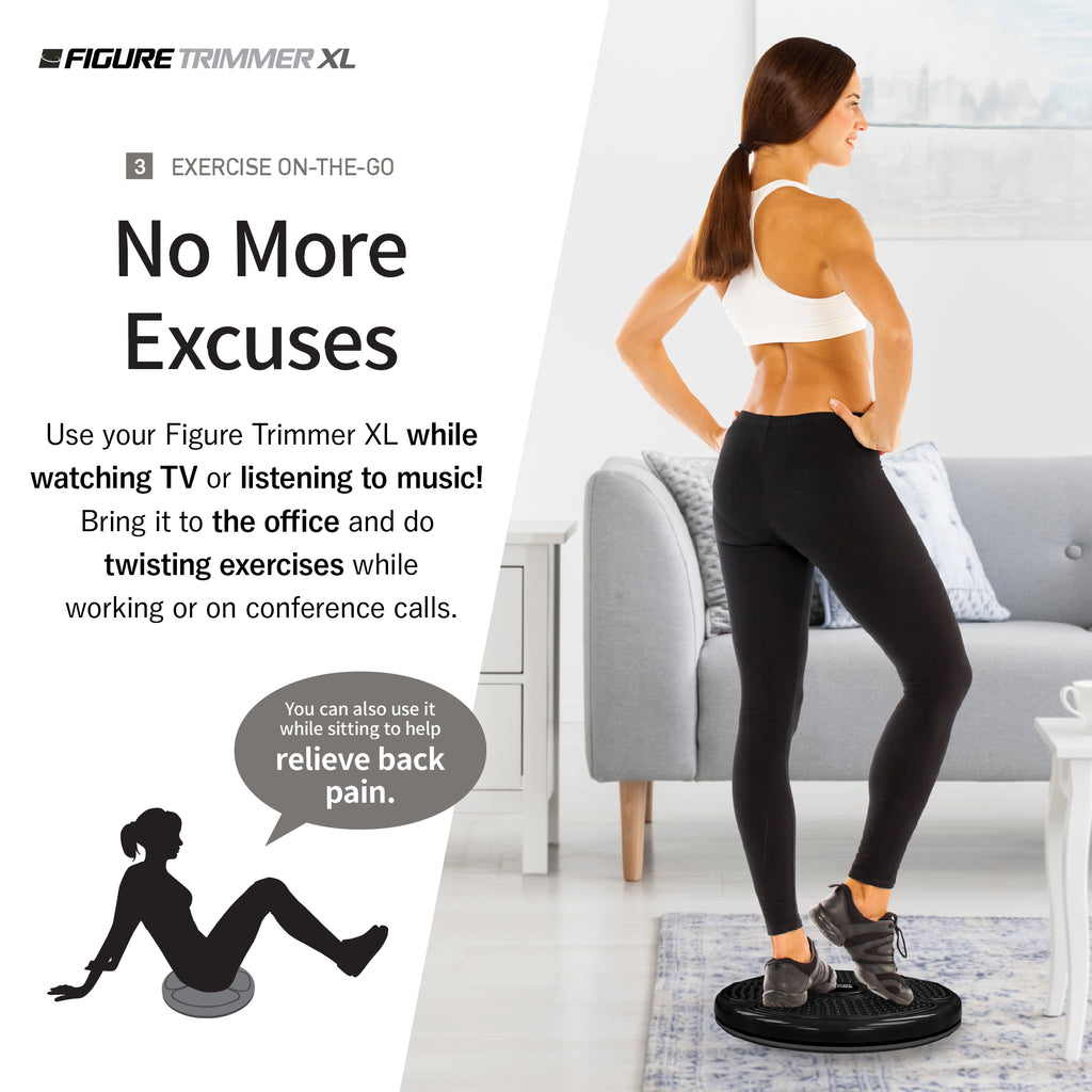 Daiwa Felicity Figure Trimmer XL Ab Twister Board for Exercise Waist Twisting Disc  - Large Size