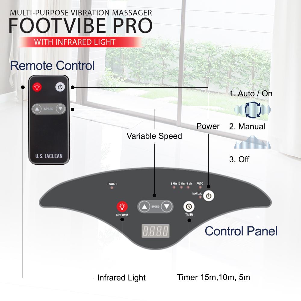 [Refurbished] Daiwa Felicity Footvibe Pro Infrared Vibrating Foot Massager Reduce Neuropathy & Arthritis Pain - HSA/FSA Eligible