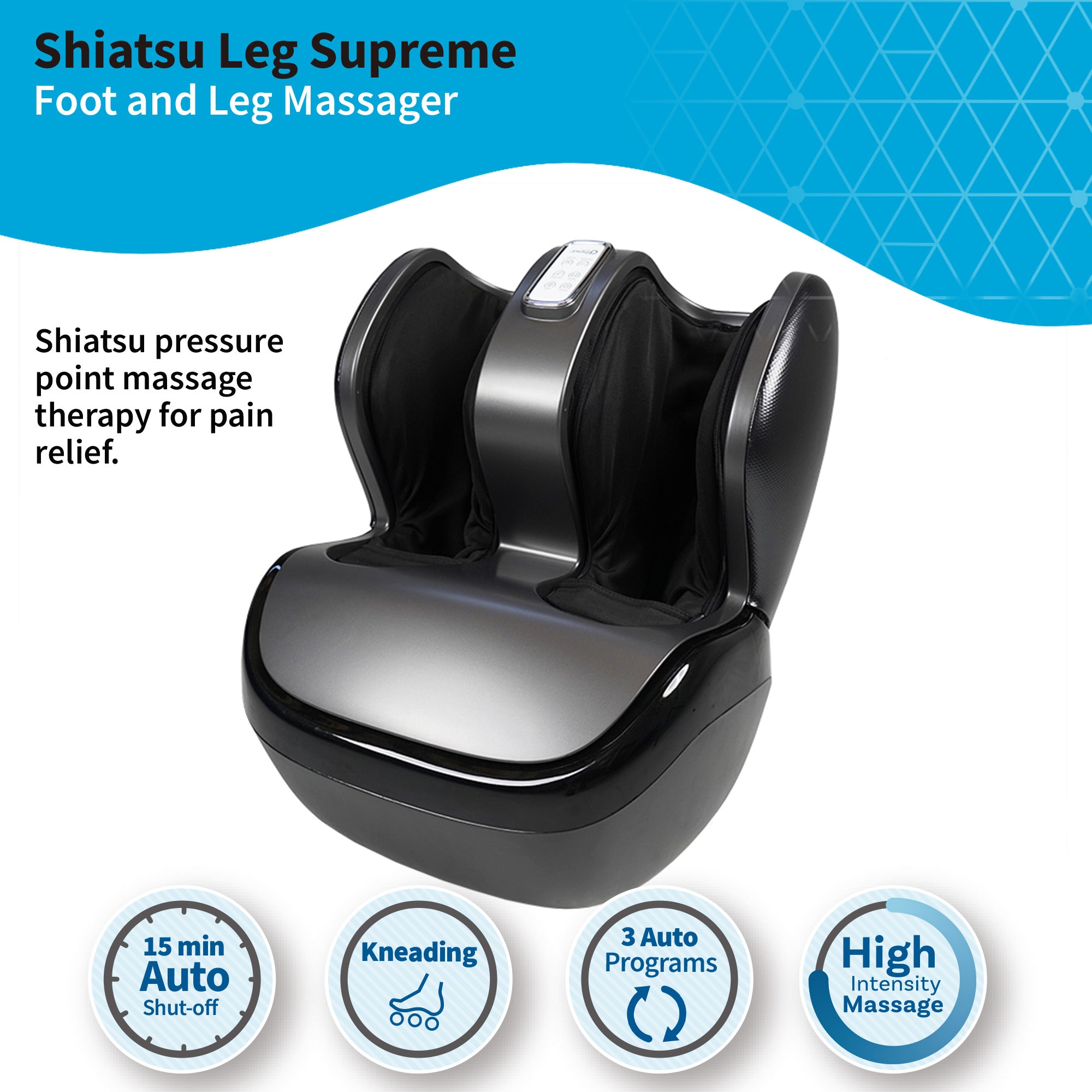 Shiatsu Leg Supreme Foot & Leg Massager with Heat USJ-891