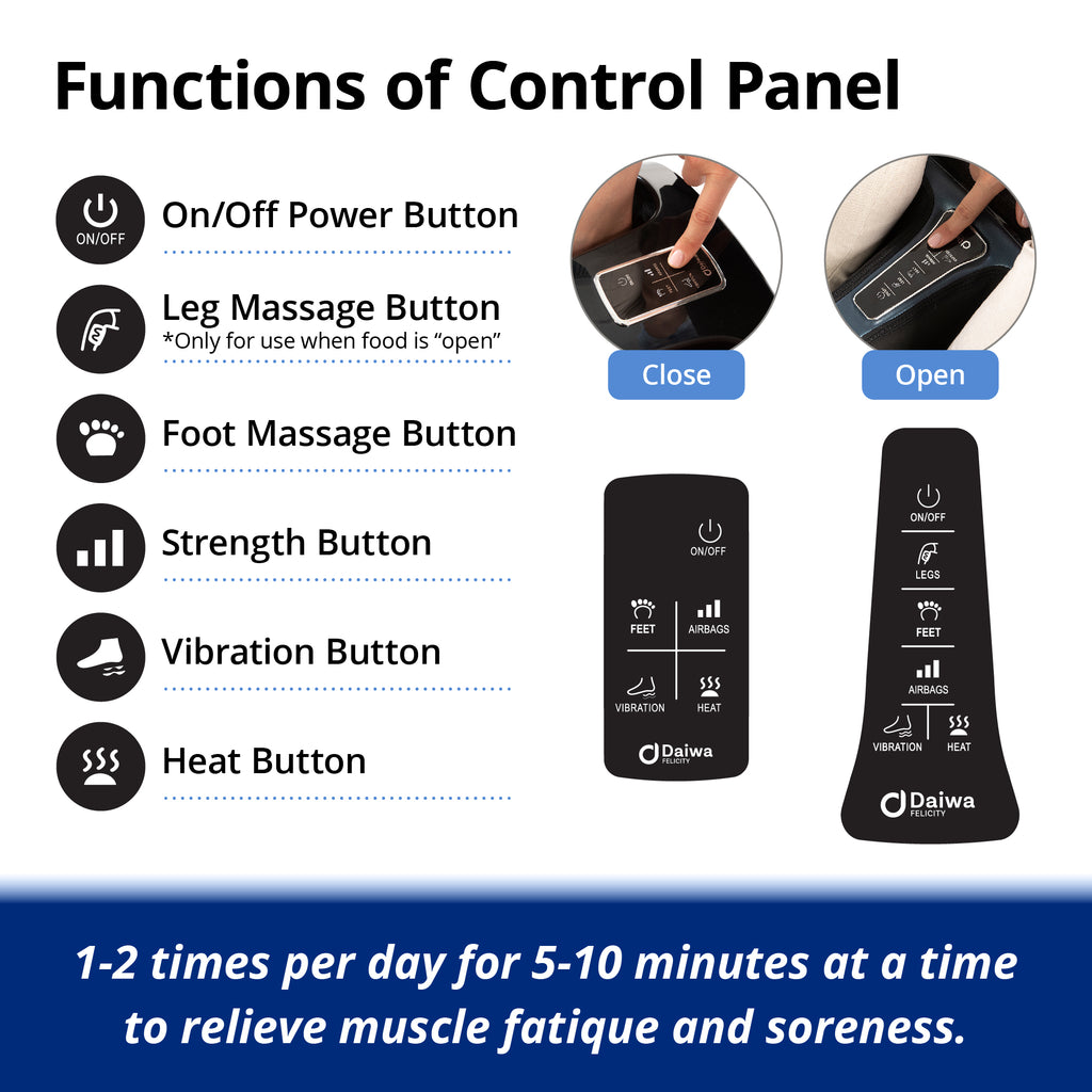 daiwa felicity foot vibration massager Foot Massager – Daiwa Felicity® main image 0