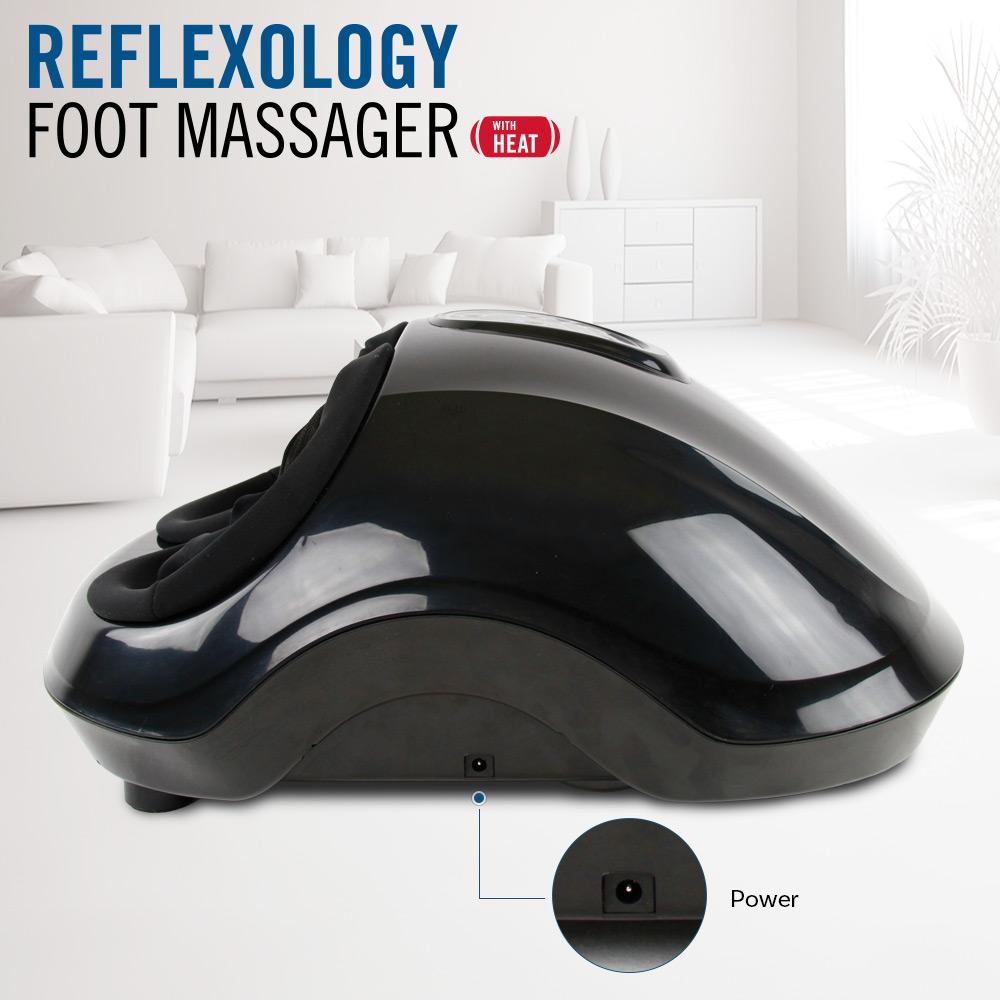 [Refurbished] Daiwa Felicity Reflexology Foot Massager - Shiatsu Foot Massager with Heat and Kneading