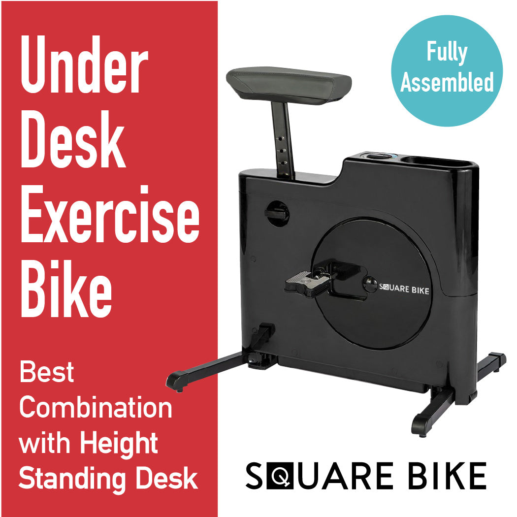 Daiwa Felicity Square Bike Compact Exercise Bike with 8 Levels of Magnetic Resistance