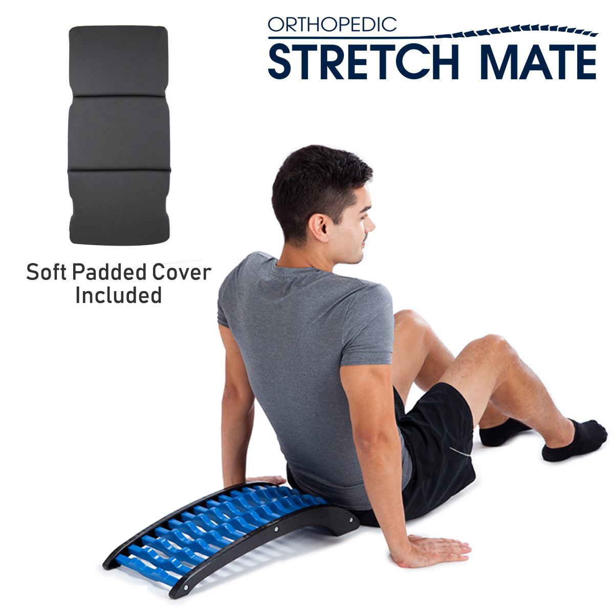 Daiwa Felicity Orthopedic Back Stretching Support Stretch Mate for Back and Sciatica Pain with Pad