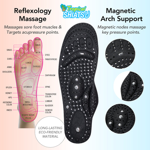 Daiwa Felicity Acupressure Shiatsu Massaging Magnetic Insoles