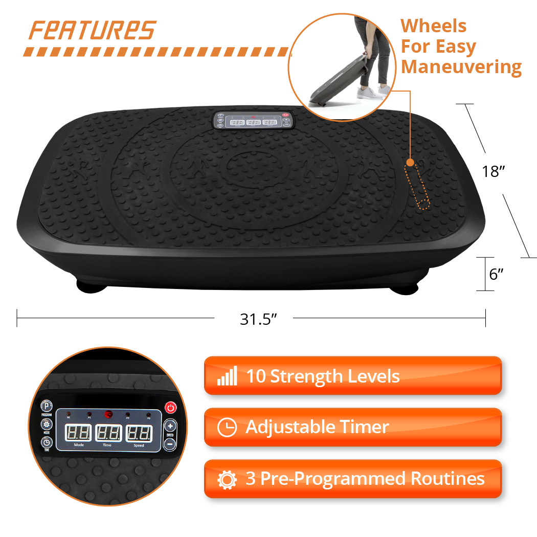 Vitality plate vibration trainer hotsell