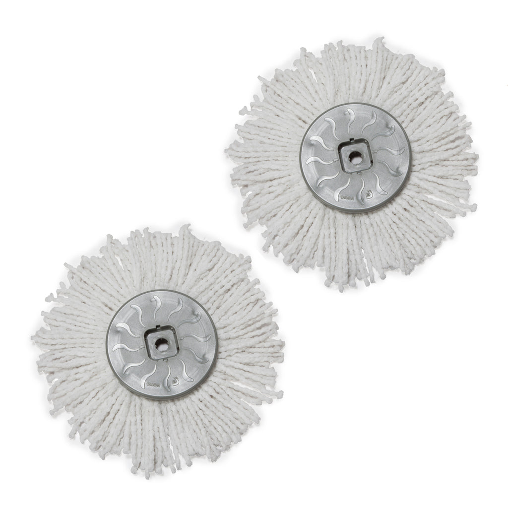 Daiwa Felicity Tornado Spin Mop USJ-844 Replacement Round Mop Head 2 pcs